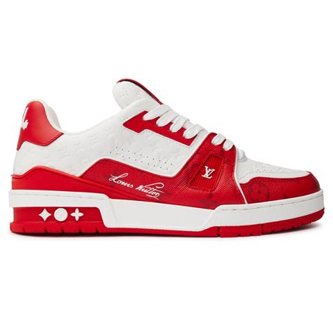 lv trainer red|louis vuitton trainer red white.